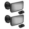 Abaodam 2pcs Safety Car Mirror for Rear Facing Seats with 360 Adjustable Suction Cup, Shatterproof Rearview Mirror for Backseat Monitoring and Car Accessories view 1