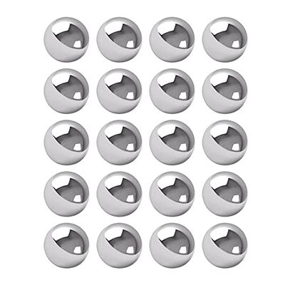 Replacement Chromium Steel Marbles for STEM Toys, Marble Run, Brain Games, GraviTrax, Gravity Maze, Marble Maze - Great for All Toys & Games requiring a 1/2-inch Ball. (Pack of 20)