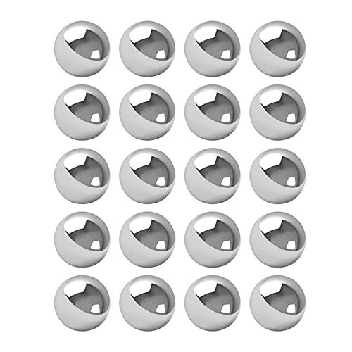 Replacement Chromium Steel Marbles for STEM Toys, Marble Run, Brain Games, GraviTrax, Gravity Maze, Marble Maze - Great for All Toys & Games requiring a 1/2-inch Ball. (Pack of 20)