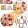 harayaa 28 Pieces Animal Dominoes for Kids Wooden Puzzle Toy for Travel Preschool view 3