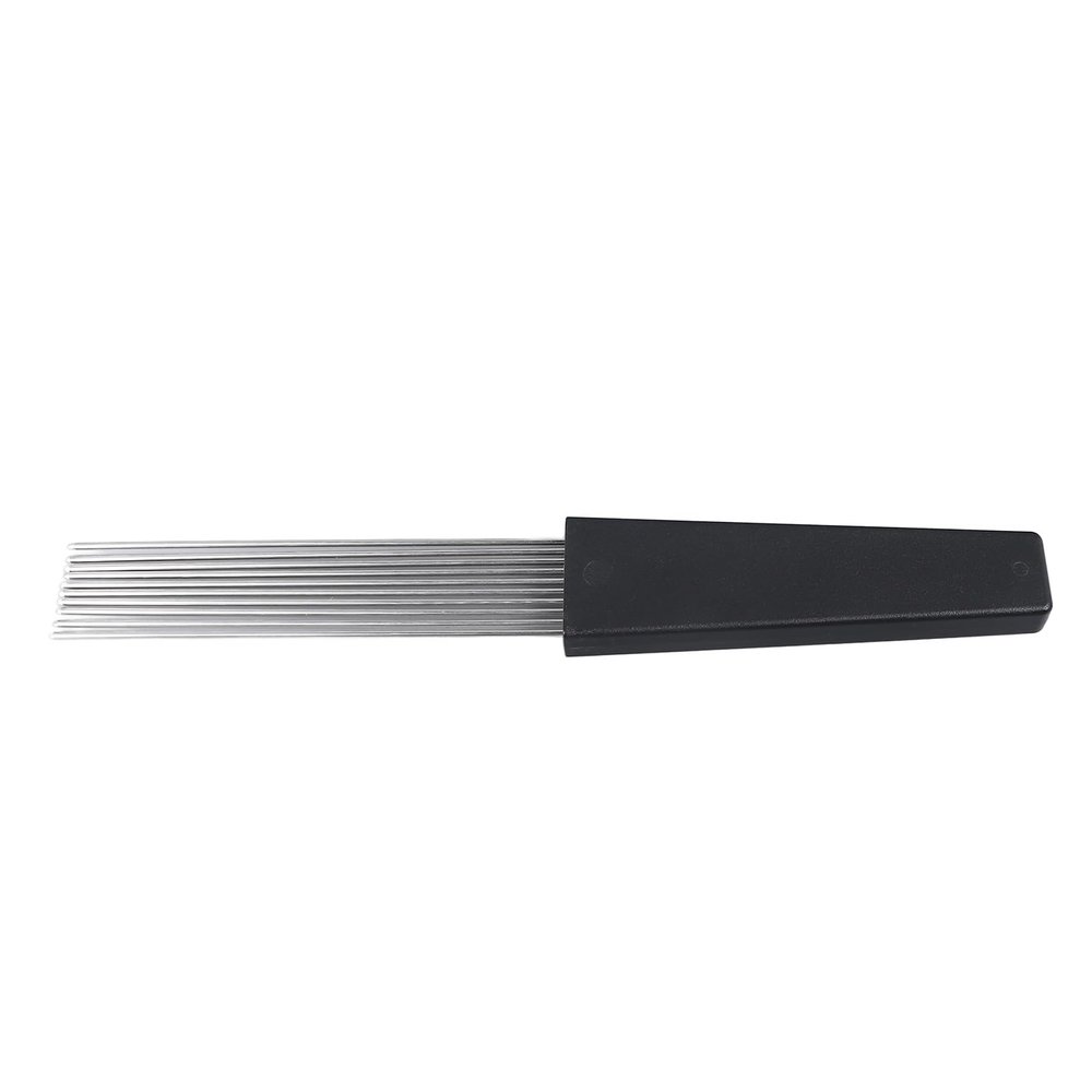 CFTGIW Orff Scraper Brush Professional Comb Scraper Professional Instrument for Kids Early Education a Variety Effects Us Orff BrushOrff CombStainless Steel (Black)