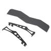 Carbon Fiber RC Car Tail Wing, Universal Rear Spoiler for 1/10 Scale RC Cars, Lightweight High - Strength Rear Wing with Brackets for TT02 XV01 PTG2 Drift Racing view 2