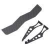 Carbon Fiber RC Car Tail Wing, Universal Rear Spoiler for 1/10 Scale RC Cars, Lightweight High - Strength Rear Wing with Brackets for TT02 XV01 PTG2 Drift Racing view 3