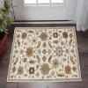 HomeRoots 575507 2 x 3 ft. Oriental Rectangle Area Rug Ivory Tan & Black view 1