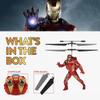 World Tech Toys Marvel Iron-Man IR RC Flying Figure Jetpack Helicopter with LED Lights & Action Phrases, Twin Rotors - Marvel Toys for Ages 8+ view 4