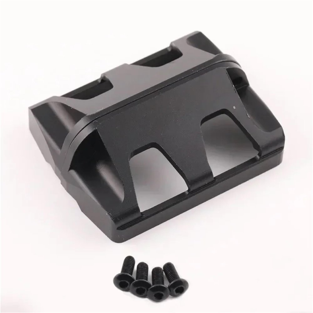 RC Repairs Models For Traxxas For E-Maxx For Summit For E-Revo For Revo 3.3 Metal Servo Protective Cover RC Upgrade Modification Repair Parts(Black)