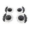 RC Repairs Models For TRX4 For Defender For Bronco G500 For TRX6 G63 1/10 4Pcs Metal Brake Discs Calipers RC Crawler Car Upgrade Parts(Black) view 3