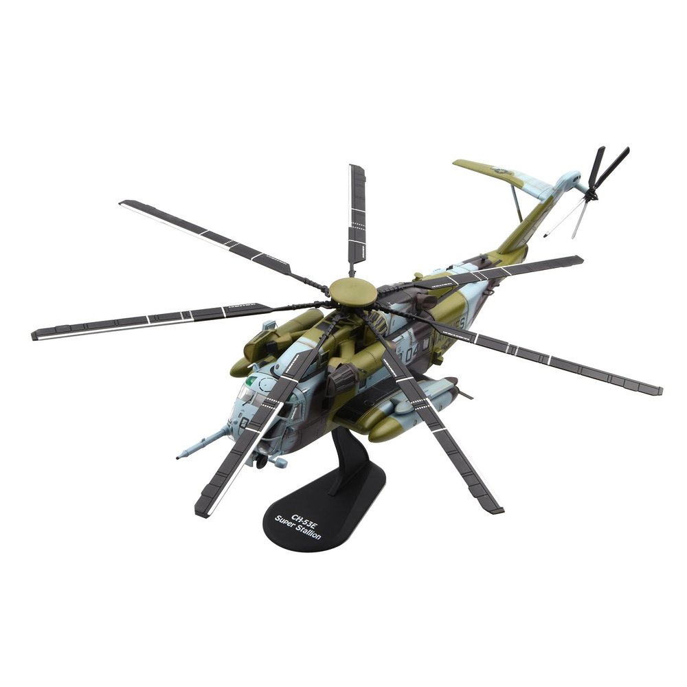 MLKOSS Alloy CH-53E Super Stallion Helicopter Model 1:72 Scale, Alloy Aircraft Toy for Collection Displaying