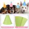 24 Pcs Mini Party Hat for Stuffed Animals Boho Mini Birthday Hats Decor for Doll Pets Dog Cat Rabbit Puppies Costume Party Decorations (Macaron) view 3