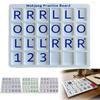 BomKra Mahjong Solo Practice Board, 3D Printed 24 Slots for Tile Arrangement and Strategy Training, Lightweight Portable Aid for Beginners and Pros, Fits Standard Tiles (A, Blue) view 1