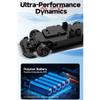 Actualia 1/87 Scale Mini RC Drift Car, 2.4GHz 4WD Full Proportional RC Car, RTR Micro Drift Vehicle Model with LED Linked Lights, Simulated Brake Calipers, Long Runtime (Purple) view 3