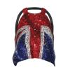 British Flag Art Baby Car Seat, Rain Shelter, Multifunctional Nursing Cover for Newborns, Mother Care, Breastfeeding view 2