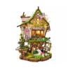 3D Wooden Puzzle for Adults, Treehouse DIY Bookshelf Insert Miniature House Model Kit with LED Light, Book Nook Craft Bookshelf Decor for Shelf Desk Display (137+PCS) view 1