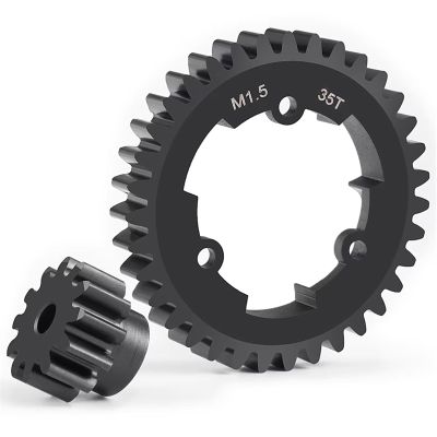 SKDUBRW RC Car Assortment for X-Maxx 8S 77086-4 6S 77076-4 1/5 RC Crawler Car Upgrade Parts Steel 1.5M 35T Spur Gear 12T Pinion Motor Gears