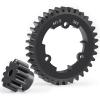 SKDUBRW RC Car Assortment for X-Maxx 8S 77086-4 6S 77076-4 1/5 RC Crawler Car Upgrade Parts Steel 1.5M 35T Spur Gear 12T Pinion Motor Gears view 1