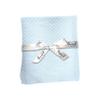 Thread The Word The Waffle Blanket - 100% Organic Cotton Baby Blanket, American Made, 30x40in - Bassinet, Crib, Stroller - Gift Registry Baby Shower for Newborns and Kids (Baby Blue) view 1