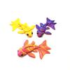 3 d Printed Animals 3D Prints Goldfish 8.7cm/16.9in for Stress Relief Home Office Decompression Decor Executive Desk Toys-Matte Blue-Purple view 3