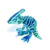 3D Printed Dinosaur 3-d Printed Stuff Parasaurolophus for Home Office Executive Desk Decoration Surprise Fantasy Gifts-Blue Green||19cm/7.5in view 1