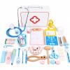Wooden Doctor Play Set for Toddlers ,42 pcs Kids Dentist Play Set view 1