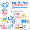 Wooden Doctor Play Set for Toddlers ,42 pcs Kids Dentist Play Set view 3