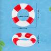 10pcs Miniature Nautical Swim Ring Decorations Resin Life Buoy Ornaments for Home, Beach Parties, Weddings, Baby Showers, and Coastal Crafts view 2
