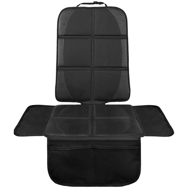 IYBHUCX Car Seat Protector for Opel Astra J Sports Tourer 2010-2012, Seat Protection Mat, Car Seat Protector Covers for Child Car Seat Mat, Prevent Dirt Scratches, Durable Kick Mat,A Black