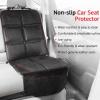 IYBHUCX Car Seat Protector for Opel Astra J Sports Tourer 2010-2012, Seat Protection Mat, Car Seat Protector Covers for Child Car Seat Mat, Prevent Dirt Scratches, Durable Kick Mat,A Black view 2