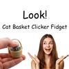 Cat Basket Clicker Fidget Toy, Keyboard Fidget Toy, Keyboard Clicker Fidget, Portable Handheld Fidget Toy for Anxiety Relief, Focus, Office Desk & Travel, EDC Gift for Adults (B Set) view 2