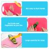 48 Pcs Kids Plastic Knife Set with Cutting Board Toddler Knife Tools, Including 24 Child Safe Knife 24 Chopping Board Kids Cooking Utensils for Salad Fruit Vegetables, Colorful view 3