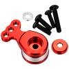 MORFUM RC 25T Servo Saver Aluminum 3 Holes Adjustable Hi-Torque Servo Horn Servo Saver Compatible with Tamiya TT02 TT02B 1/10 RC On Road Touring Car Upgrade Replacement Parts (Red) view 2