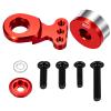 MORFUM RC 25T Servo Saver Aluminum 3 Holes Adjustable Hi-Torque Servo Horn Servo Saver Compatible with Tamiya TT02 TT02B 1/10 RC On Road Touring Car Upgrade Replacement Parts (Red) view 4