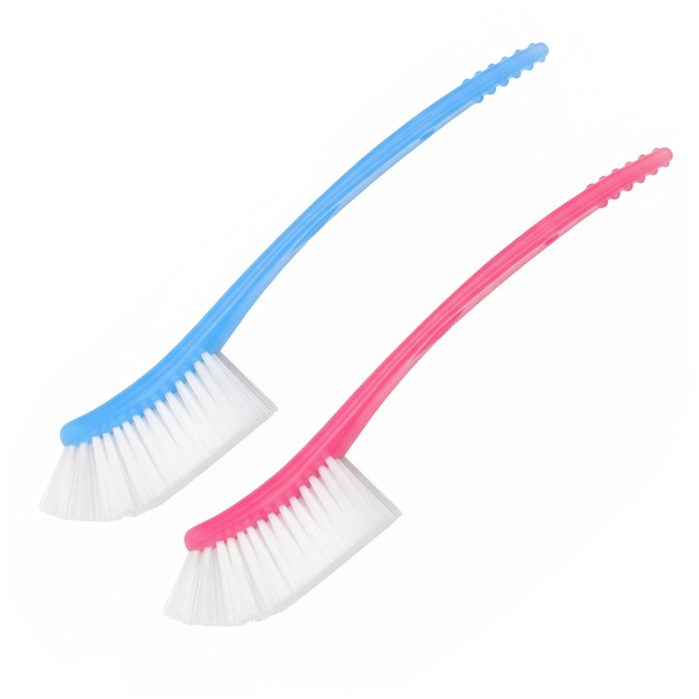 2-Pack Baby Bottle Brush, Long Handle Bottle Scrubber with Soft Nylon Bristles for Cups, Tumblers & Home Cleaning