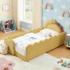 HonHey Cute Dinosaur Bed Strap, Double Size, Safety Guardrail, Solid Wood Bed Frame Bedroom, Terry Cloth Fabric view 2