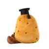 10-Inch Cute Graduation Potato Plush Stuffed Animal Toy, Soft Plushie with Graduation Cap and Bow Tie, 25cm Congratulations Graduate Gift for Students (Brown) view 3