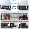 2 in1 Car Headrest Pillow, Upgraded Adjustable Head Support Neck Pillows, 360 Rotating Head Neck Support Rest Pillows for Kids Adults Travel, Only fit for Car Seat Headrest with Poles view 4