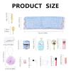 15 PCS Miniature Bathroom Ornaments Set for Micro Landscape Decoration, Mini Hair Dryer Brush Comb Mirror Towel Soap Toothpaste Toothbrush Makeup Set for House Bathroom Decorations view 2