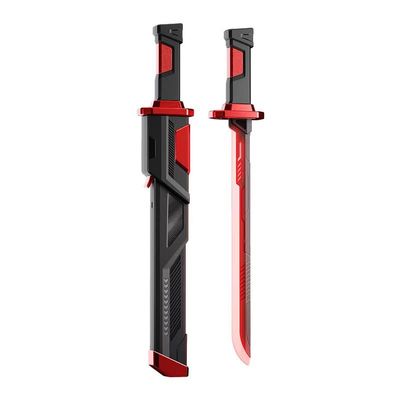 22.4" Light Up Katana Sword Toys for Boys, Cyberpunk Ninja Sword with Safe Friction Sparks & Mist Effect, 8 Color LED Lightsaber with Motion Sound, Type-C Rechargeable Cosplay Props Gift for Kidults