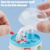 Ameble 4PCS Mini Claw Machine, Cute Dinosaur Grabber Machine, Miniature Dinosaur Catcher Game for Kids Aged 3+ Home Travel Mini Claw for Kids, Prizes, for, Cla view 4
