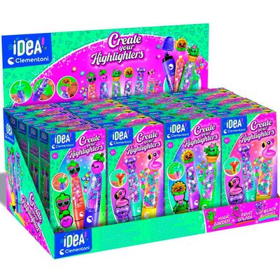 Clementoni Create Your Highlighter Display 24P