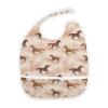 foixnub Baby Bibs for Boys Girls Ranch Cowboy Horse Wild West Newborn Drooling Bibs for Feeding Teething 1pack view 1
