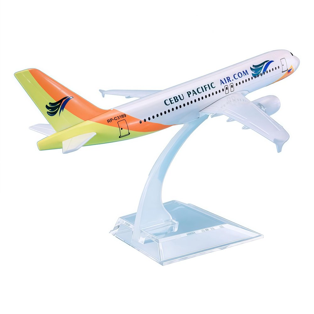 Cebu Pacific A320 Diecast Alloy Airbus Plane Model 1/400 Scale Collectible Display Aircraft for Aviation Enthusiast