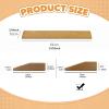 QSTDGVPW Squat Wedge Block Heel Elevated Squat Wedge Incline Board Weightlifting Slanting Slant Board for Fitness Equipment, 3cm Thick view 3