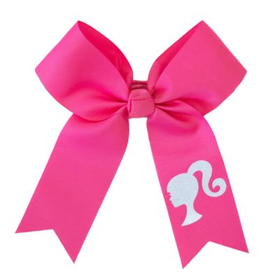 Chasse Pink Cheer Bow with Glitter White Barbie