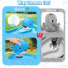 Youngyes Water Table Pump, Rechargeable Water Pump for Water Table, 3.5 Hours Non-Stop Whale Pump with Sprinkler Outdoor Games Water Toys for Kids Toddlers, Outside Water Play Table Accessories (Blue) view 3