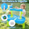 Youngyes Water Table Pump, Rechargeable Water Pump for Water Table, 3.5 Hours Non-Stop Whale Pump with Sprinkler Outdoor Games Water Toys for Kids Toddlers, Outside Water Play Table Accessories (Blue) view 4