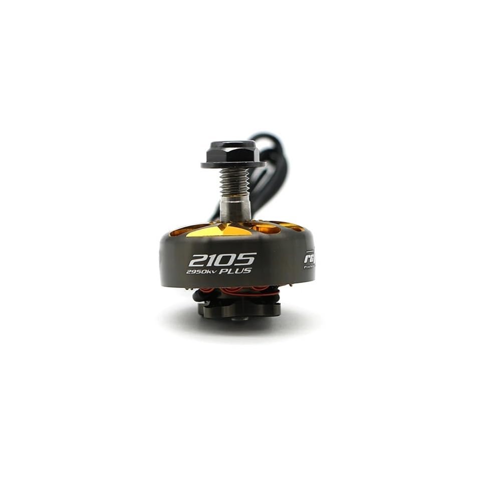 GTS V3 2105 Plus 1850KV/2950KV/3600KV Brushless Motor 3.5-5 inch Class for FPV Racing Drones Traversing UAV 12V-25V Power Alignment 4PCS(4PC 3600kv Gun Gold)
