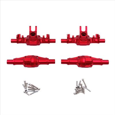 Front and Rear Axle Housings Kit for FMS 1 24 FCX24M D110 RC Car Compatible with WOTT