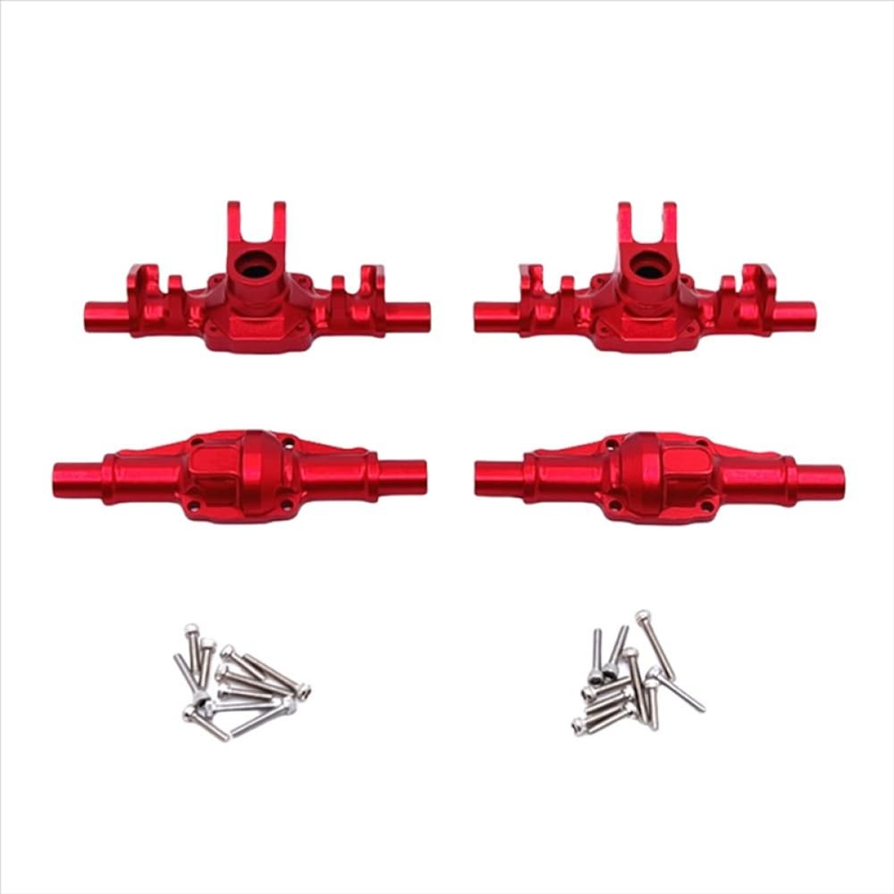 Front and Rear Axle Housings Kit for FMS 1 24 FCX24M D110 RC Car Compatible with WOTT