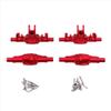 Front and Rear Axle Housings Kit for FMS 1 24 FCX24M D110 RC Car Compatible with WOTT view 1