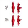 Front and Rear Axle Housings Kit for FMS 1 24 FCX24M D110 RC Car Compatible with WOTT view 3